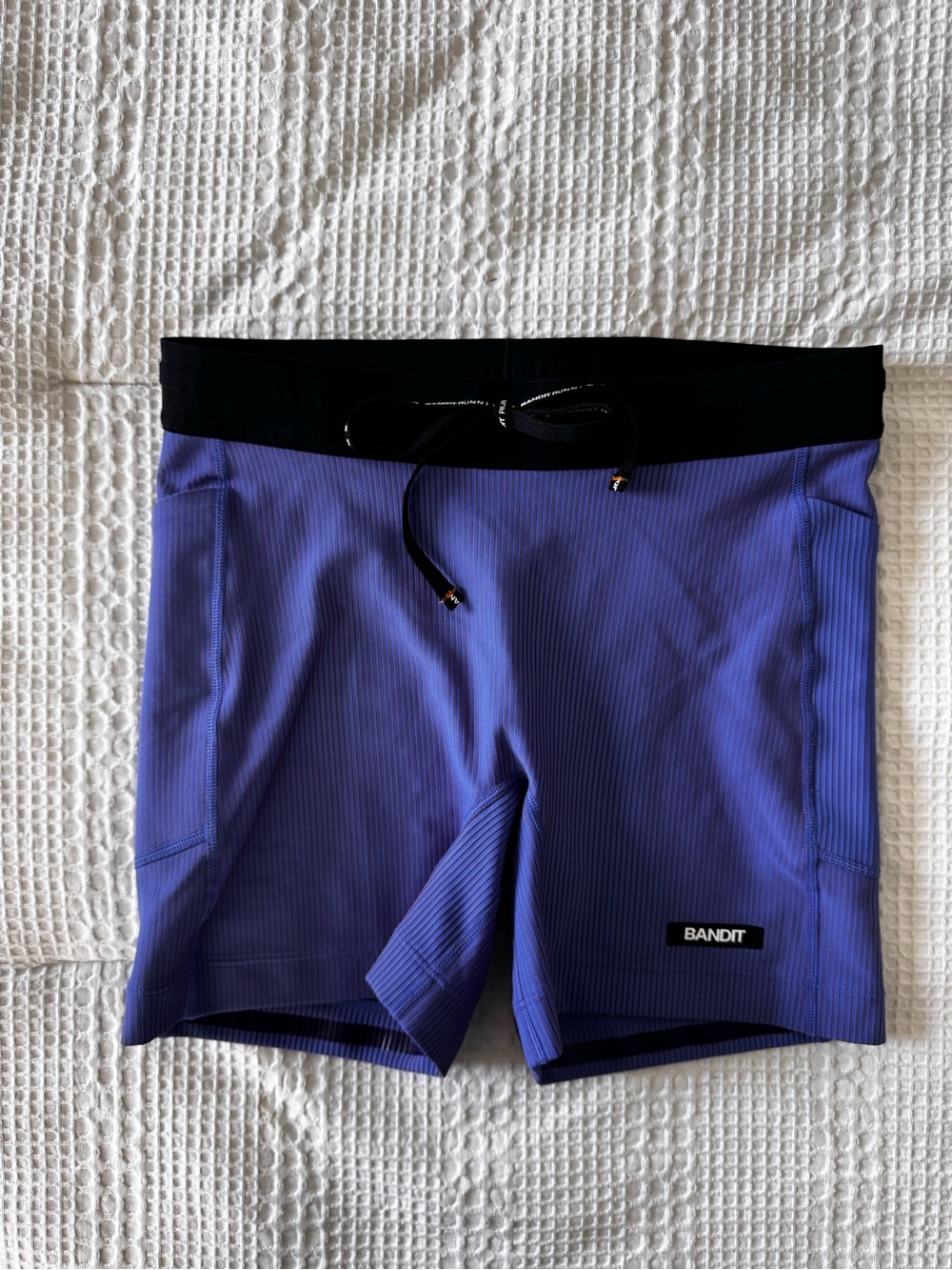 Bandit | Striped Cadence™ 5" Compression - Deep Peri Blue with Rust